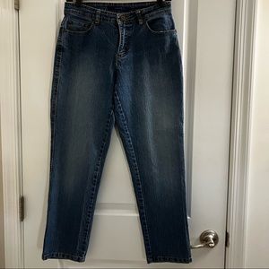 BILL BLASS JEANS | vintage stretch blue mom jeans | size 6P